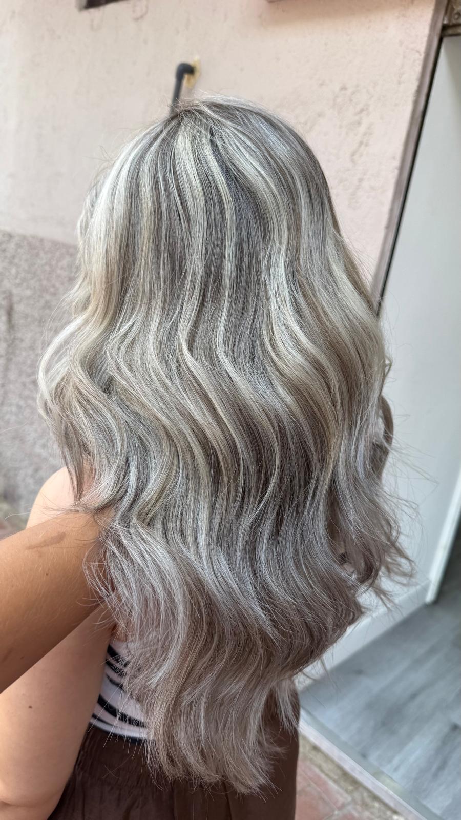 Mechas plateadas — Alexys Style